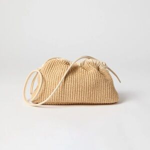 Mansur Gavriel Beige Mini Cloud Clutch